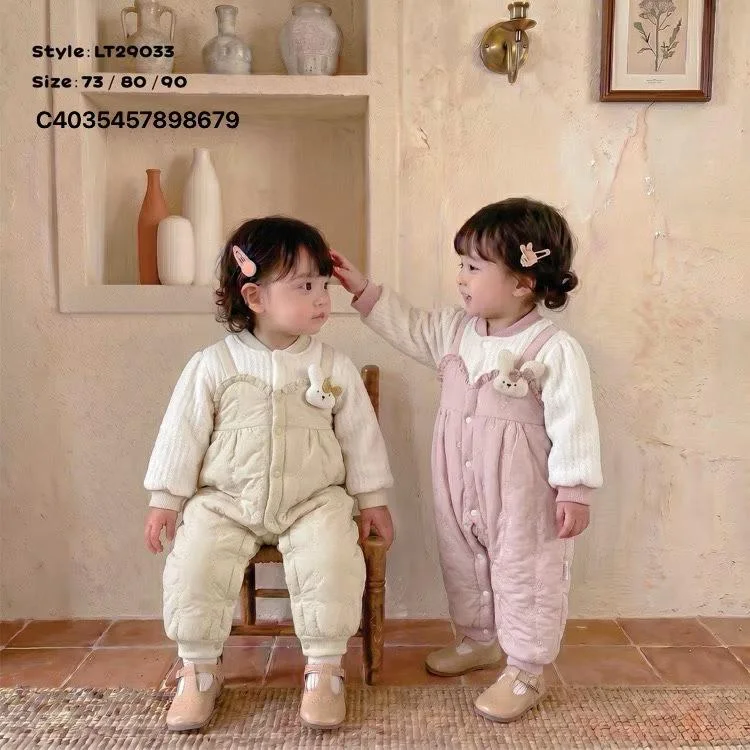 Girls Quilted Overall Set ছবি 2