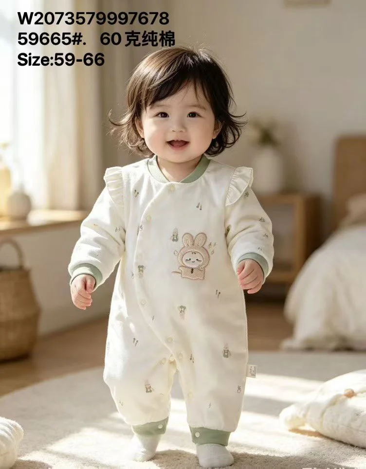Printed Cotton Romper ছবি 3